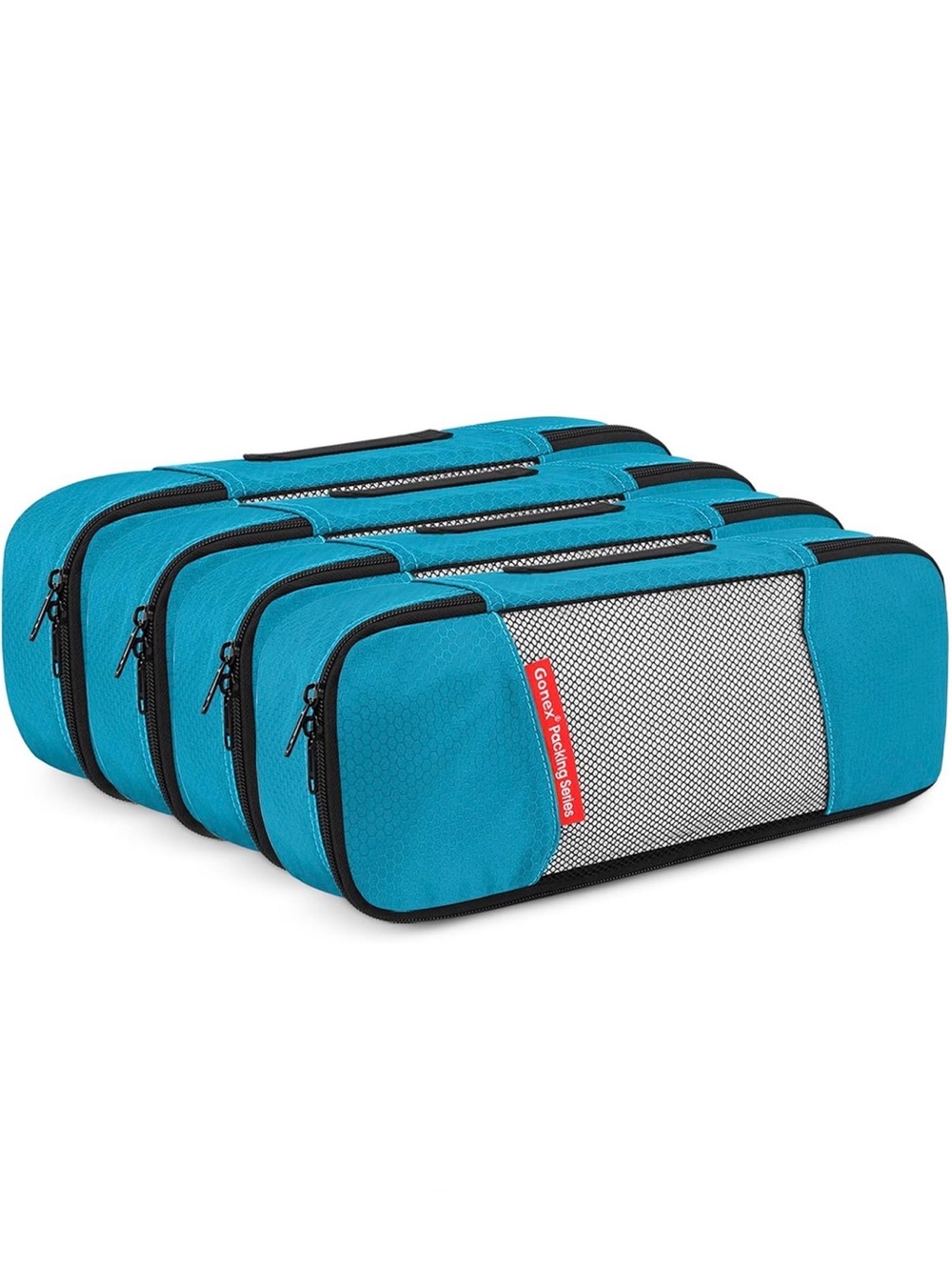 Gonex set of 4, slim packing cubes, Blue, NWT
